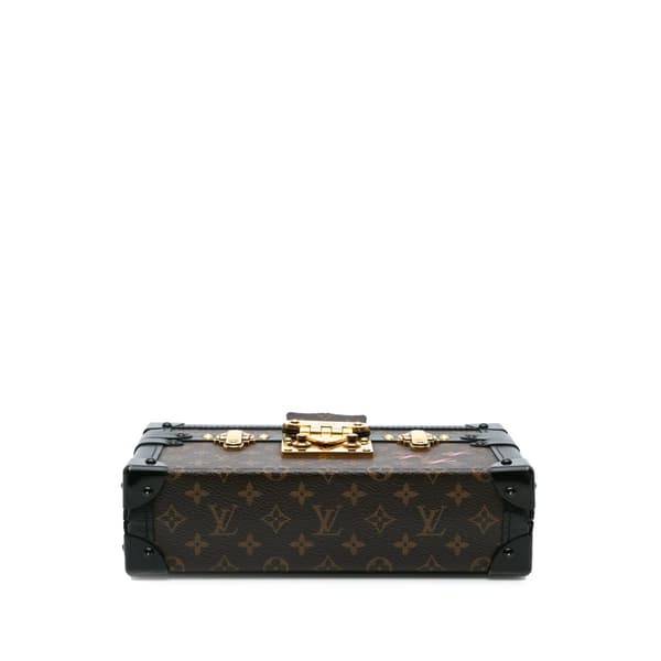 Pre-owned Louis Vuitton Monogram Petite Malle Brown