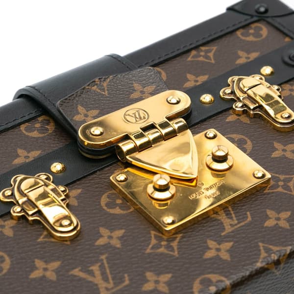 Pre-owned Louis Vuitton Monogram Petite Malle Brown