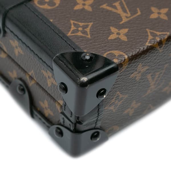 Pre-owned Louis Vuitton Monogram Petite Malle Brown