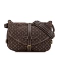 Miniatyrbild 1 av 10: Pre-owned Louis Vuitton Monogram Mini Lin Saumur 30 Brown
