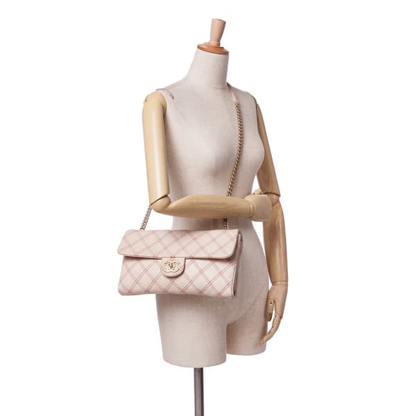 Pre-owned Chanel Jumbo Quilted Calfskin Triple Stitched Flap Brown