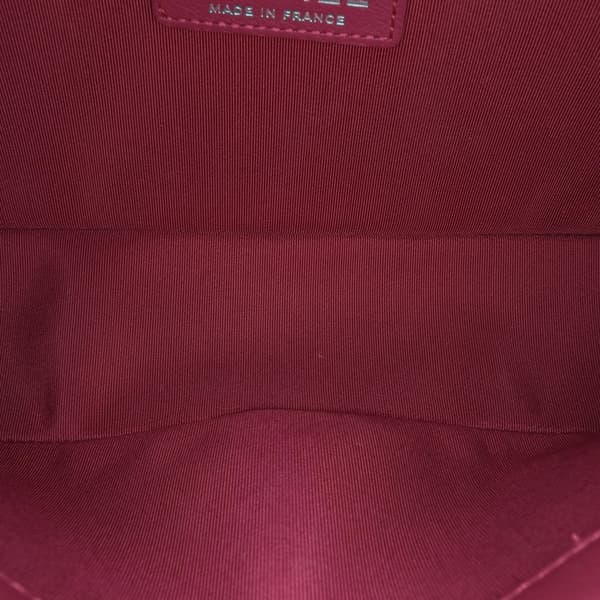 Pre-owned Chanel Old Medium Chevron Lambskin Boy Flap Pink
