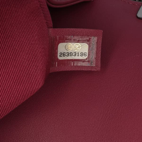 Pre-owned Chanel Old Medium Chevron Lambskin Boy Flap Pink
