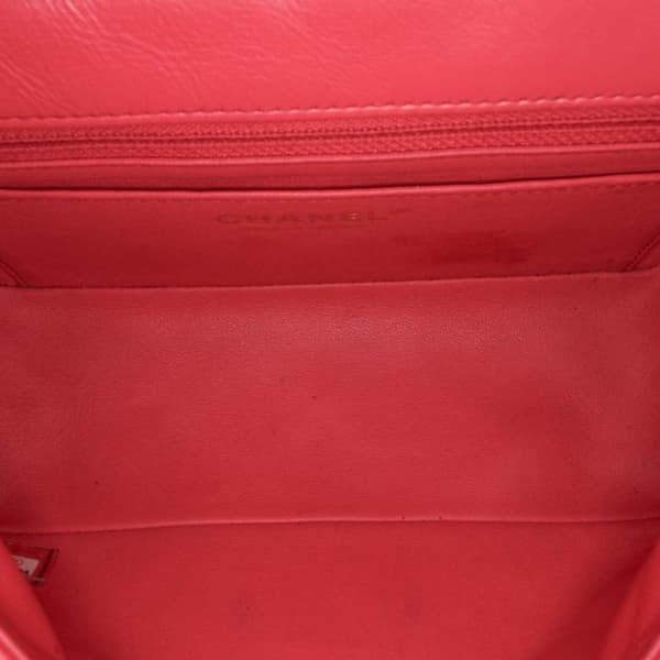 Pre-owned Chanel Mini Reissue 2.55 Calfskin Flap Pink