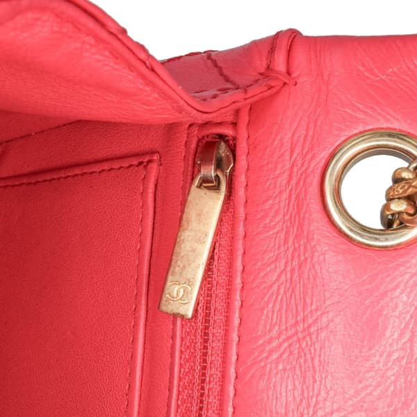 Pre-owned Chanel Mini Reissue 2.55 Calfskin Flap Pink
