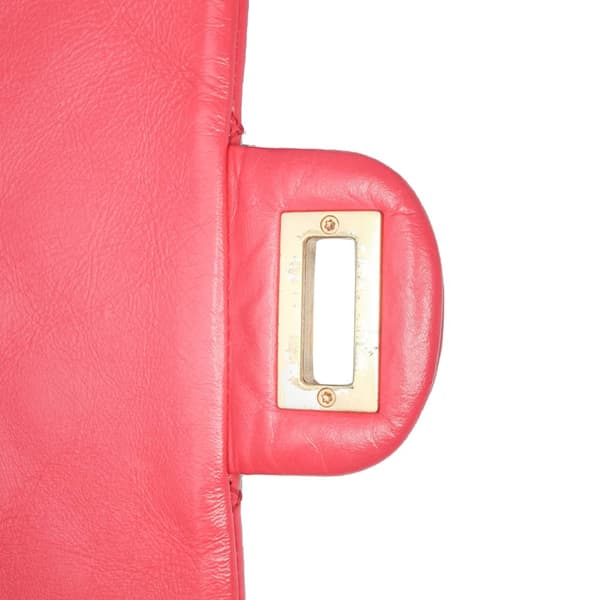 Pre-owned Chanel Mini Reissue 2.55 Calfskin Flap Pink