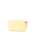 Miniatyrbild 2 av 10: Pre-owned Chanel Denim Coco Fringe Double Zip Clutch with Chain Yellow