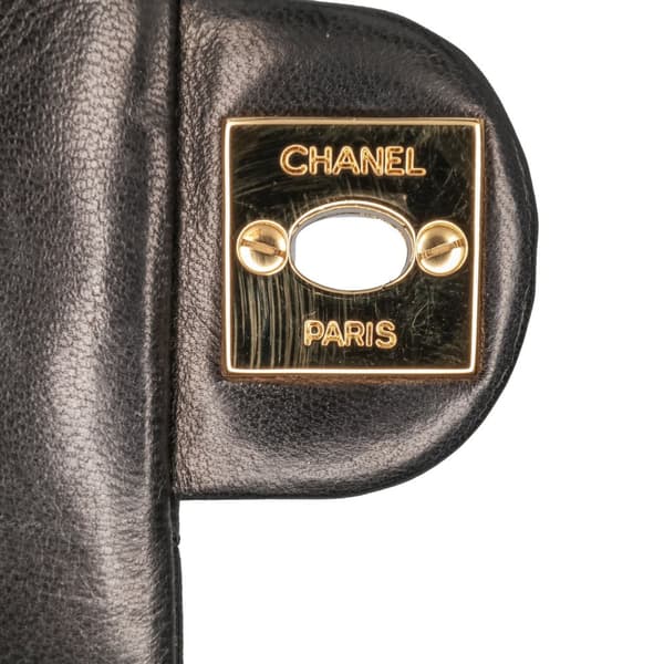 Pre-owned Chanel Micro Quilted Lambskin Single Flap Black