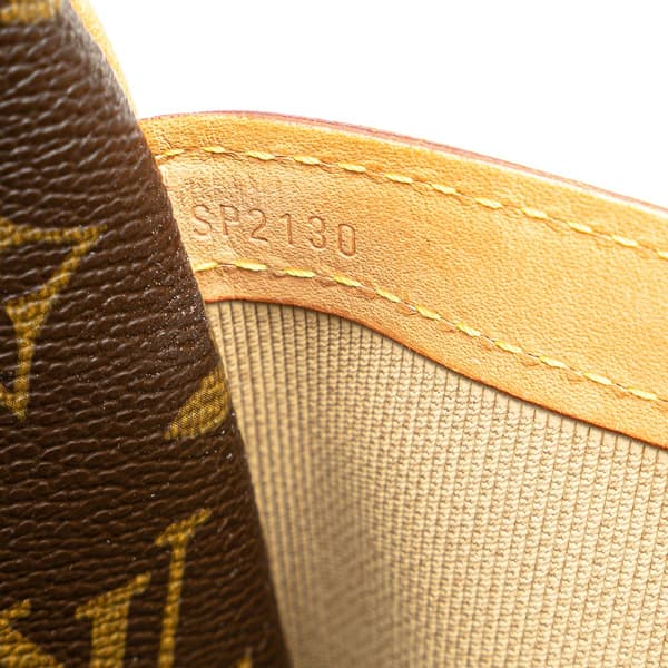 Pre-owned Louis Vuitton Monogram Reporter PM Brown