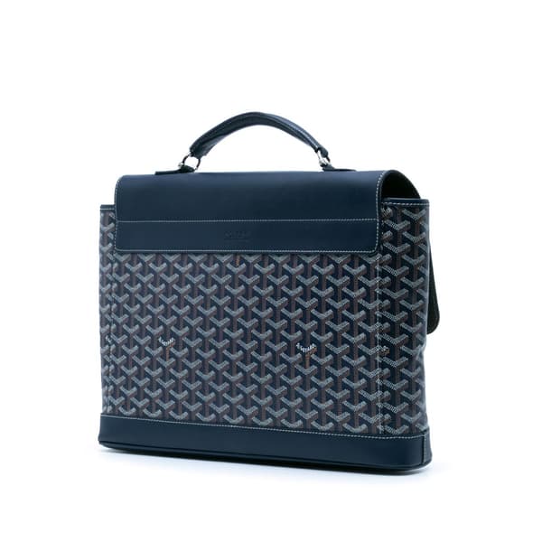 Pre-owned Goyard Goyardine Citadin PM Blue
