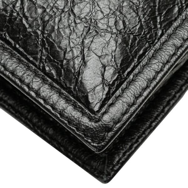 Pre-owned Balenciaga Small Lambskin Arena Explorer Pouch Black