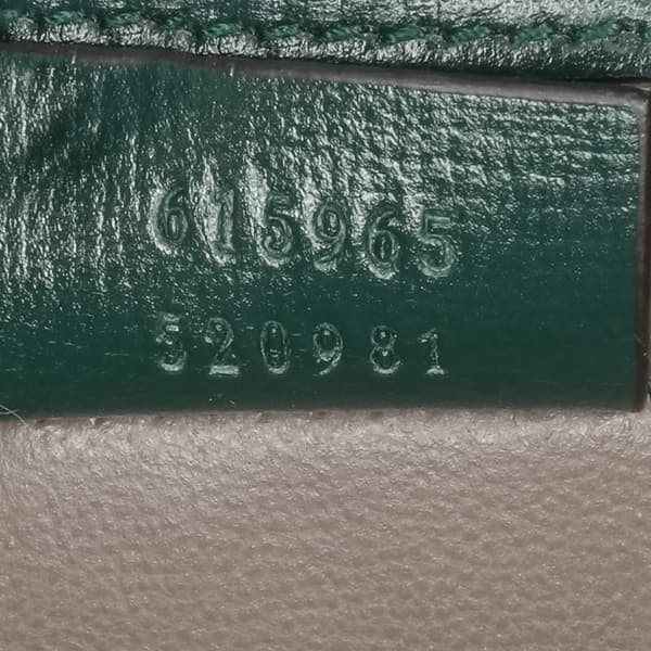 Pre-owned Gucci Mini Leather Sylvie 1969 Crossbody Green