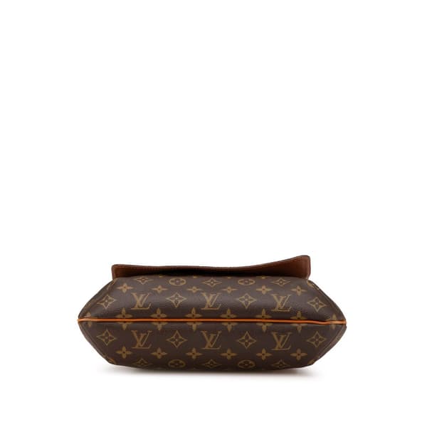 Pre-owned Louis Vuitton Monogram Musette Salsa GM Brown