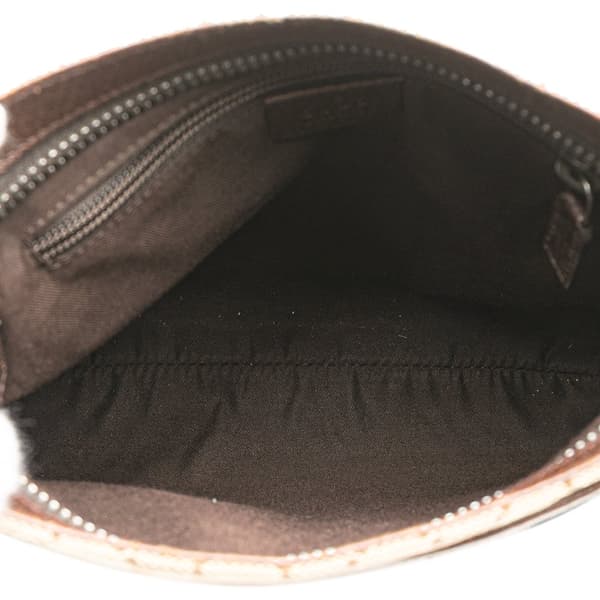 Pre-owned Gucci GG Canvas Crossbody Brown