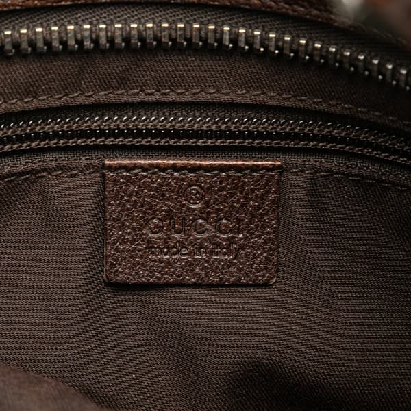 Pre-owned Gucci GG Canvas Crossbody Brown