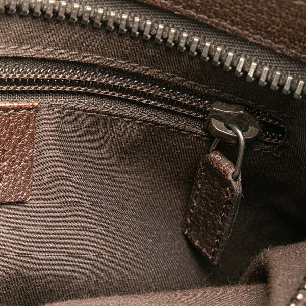 Pre-owned Gucci GG Canvas Crossbody Brown
