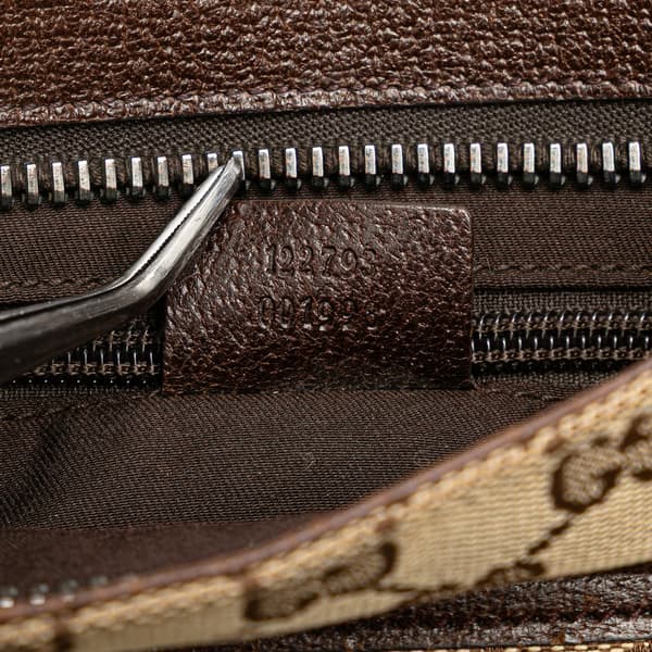 Pre-owned Gucci GG Canvas Crossbody Brown