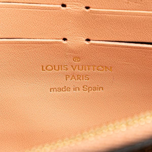 Pre-owned Louis Vuitton Damier Ebene Vavin Wallet on Chain Brown