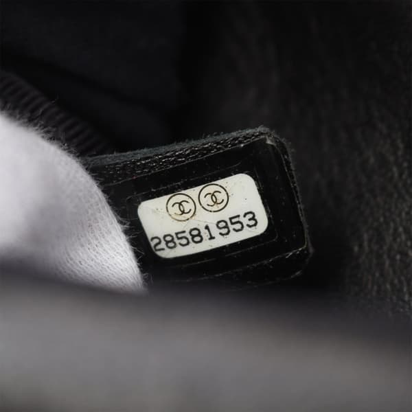 Pre-owned Chanel Small Lambskin Puffy Flap Black