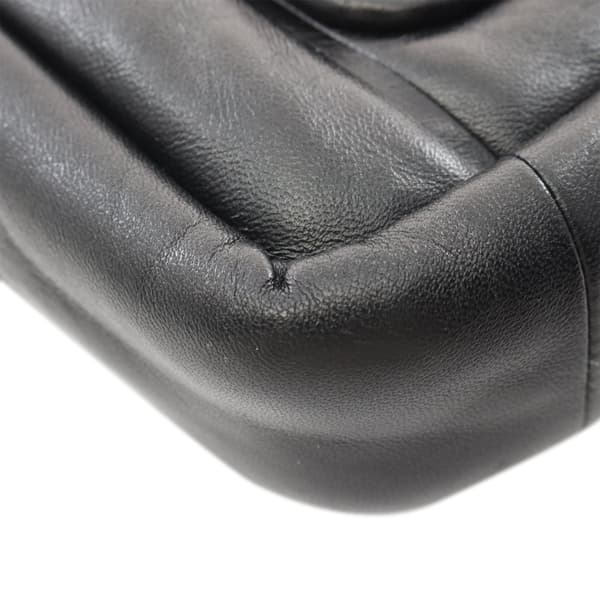 Pre-owned Chanel Small Lambskin Puffy Flap Black
