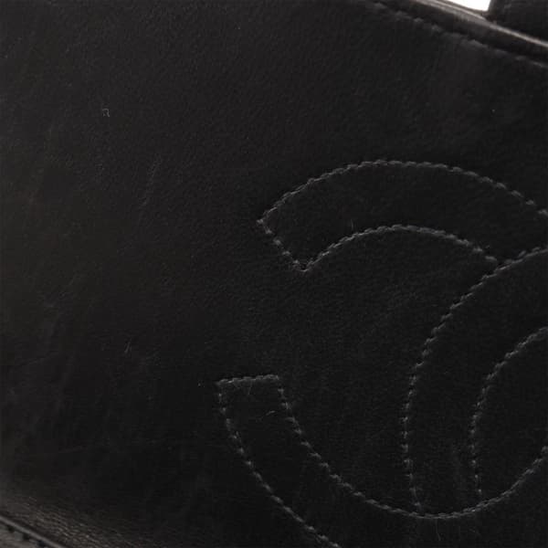 Pre-owned Chanel CC Quilted Lambskin Single Flap Black