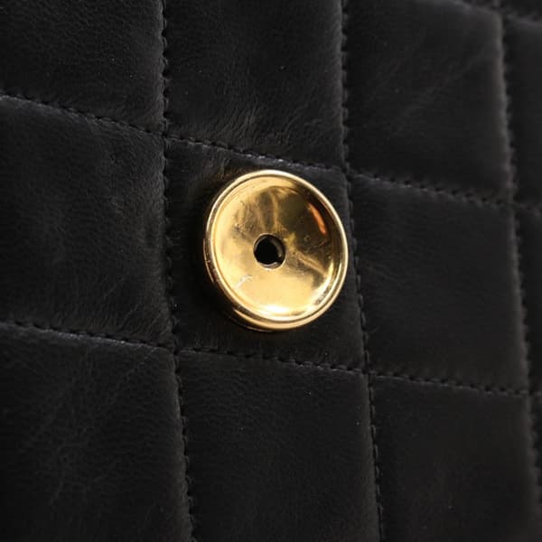 Pre-owned Chanel CC Quilted Lambskin Single Flap Black