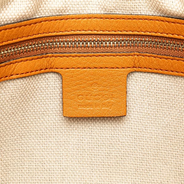 Pre-owned Gucci Leather Soho Crossbody Orange