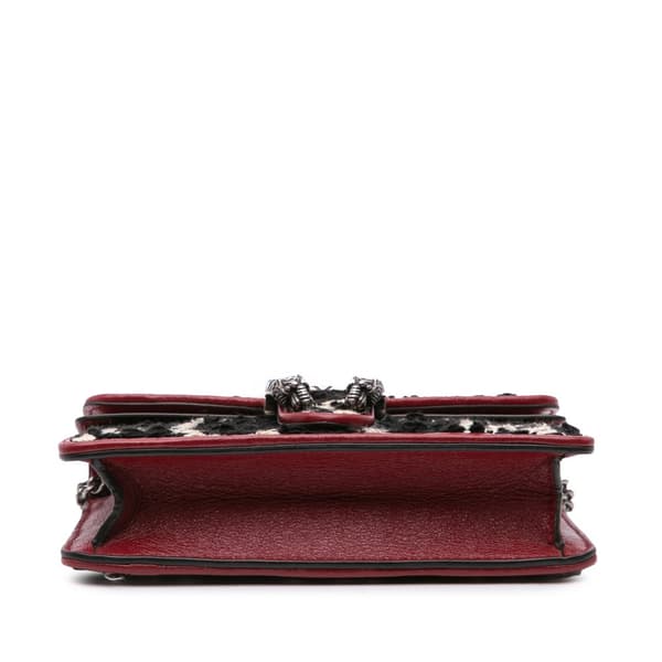 Pre-owned Gucci Super Mini GG Tweed Dionysus Crossbody Black