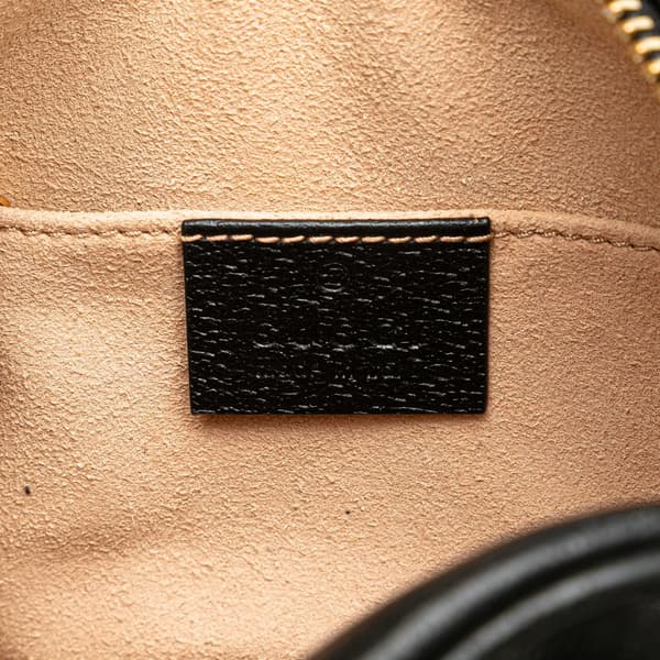 Pre-owned Gucci Mini Leather Ophidia Crossbody Black