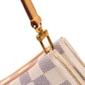 Miniatyrbillede 7 af 9: Pre-owned Louis Vuitton Damier Azur Double Zip Pochette White