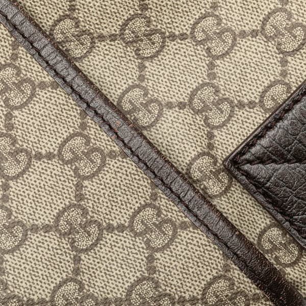 Pre-owned Gucci GG Supreme Crossbody  Brown