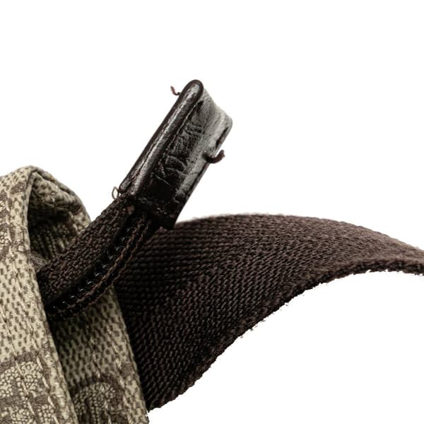 Pre-owned Gucci GG Supreme Crossbody  Brown