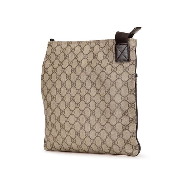 Pre-owned Gucci GG Supreme Crossbody  Brown