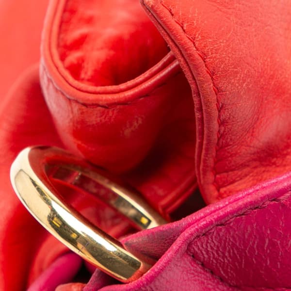 Pre-owned LOEWE Nappa Flamenco Tassel 22 Red