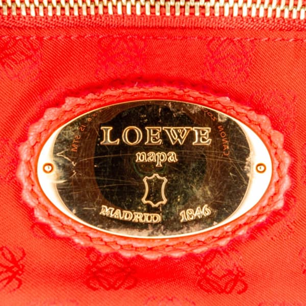 Pre-owned LOEWE Nappa Flamenco Tassel 22 Red