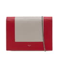 Pikkukuva 1 / 9: Pre-owned Celine Leather Frame Wallet on Chain Red