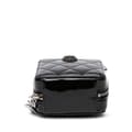 Pikkukuva 3 / 10: Pre-owned Chanel CC Quilted Patent Diamond Resin Clutch With Chain Black