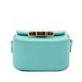 Miniatyrbilde 3 av 9: Pre-owned Celine Mini Shiny Calfskin Triomphe Crossbody Blue