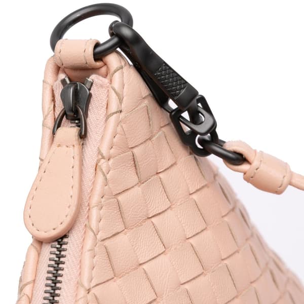 Pre-owned Bottega Veneta Nappa Intrecciato Crossbody Pink