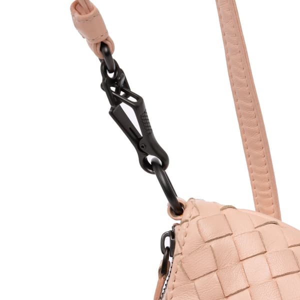 Pre-owned Bottega Veneta Nappa Intrecciato Crossbody Pink