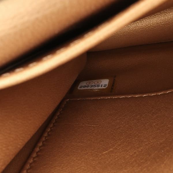 Pre-owned Chanel Small Lambskin Chic Pearls Flap Blue