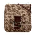 Miniatyrbilde 1 av 10: Pre-owned Fendi Zucchino Canvas Crossbody Brown