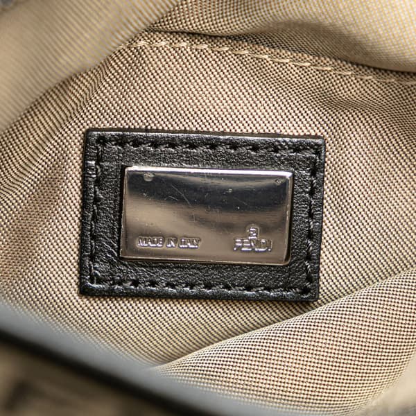 Pre-owned Fendi Zucchino Canvas Crossbody Brown