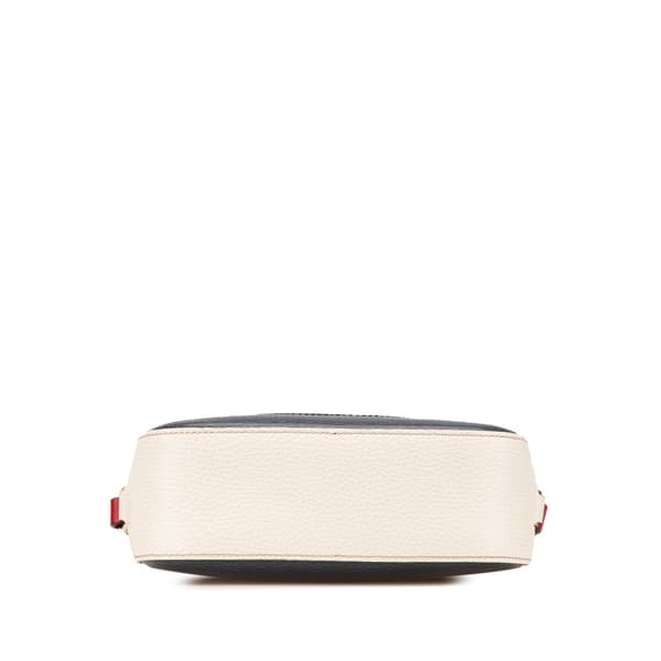 Pre-owned Gucci Small Tricolor Leather Soho Disco Crossbody Black