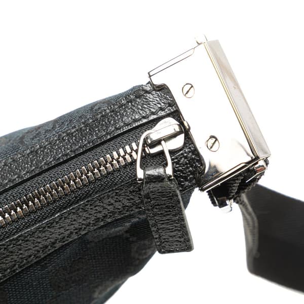 Pre-owned Gucci GG Canvas Crossbody Black