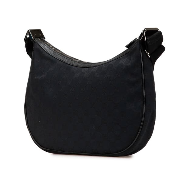 Pre-owned Gucci GG Canvas Crossbody Black