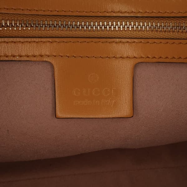 Pre-owned Gucci Small Calfskin Jackie 1961 Crossbody Yellow