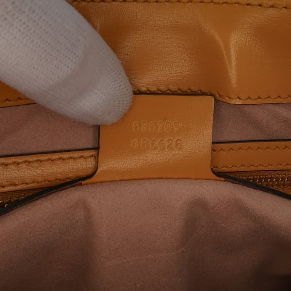 Pre-owned Gucci Small Calfskin Jackie 1961 Crossbody Yellow
