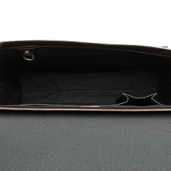 Pre-owned Louis Vuitton Monogram Glace Fonzie Brown