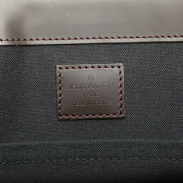 Pre-owned Louis Vuitton Monogram Glace Fonzie Brown